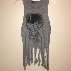 Tank with camper image